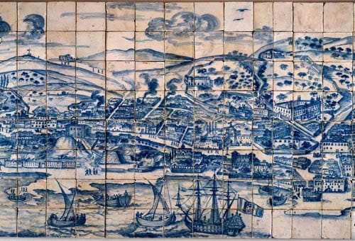 Painel de azulejos